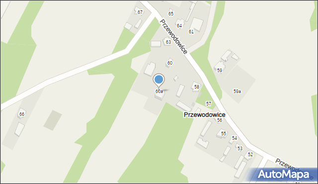 Przewodowice, Przewodowice, 60a, mapa Przewodowice