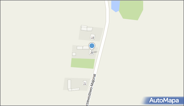 Przewodowo-Majorat, Przewodowo-Majorat, 20, mapa Przewodowo-Majorat