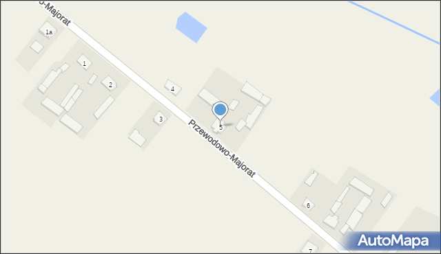 Przewodowo-Majorat, Przewodowo-Majorat, 5, mapa Przewodowo-Majorat