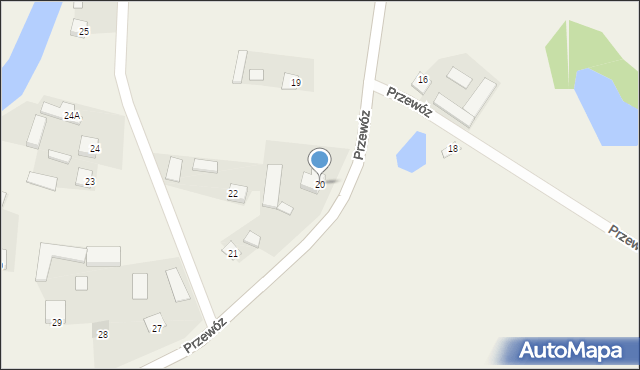 Przewóz, Przewóz, 20, mapa Przewóz