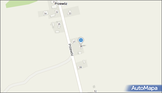 Przewóz, Przewóz, 38, mapa Przewóz