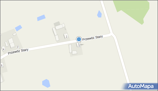 Przewóz Stary, Przewóz Stary, 1, mapa Przewóz Stary