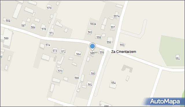 Przewrotne, Przewrotne, 565, mapa Przewrotne