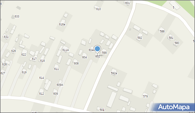 Przewrotne, Przewrotne, 602, mapa Przewrotne