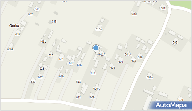 Przewrotne, Przewrotne, 613, mapa Przewrotne