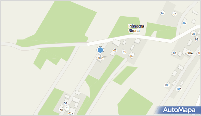 Przewrotne, Przewrotne, 62A, mapa Przewrotne