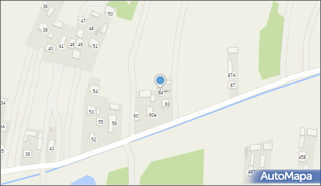 Przewrotne, Przewrotne, 64, mapa Przewrotne