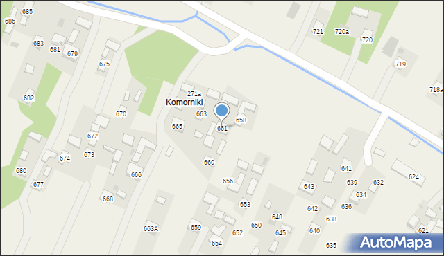 Przewrotne, Przewrotne, 661, mapa Przewrotne