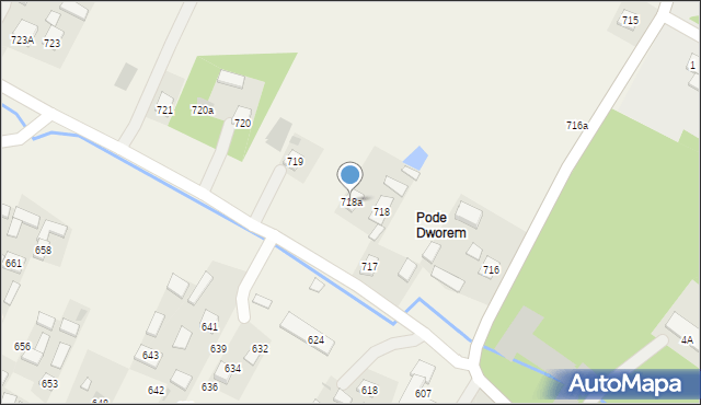 Przewrotne, Przewrotne, 718a, mapa Przewrotne