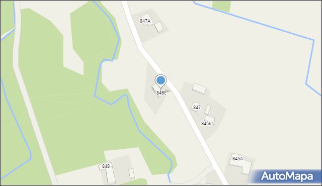 Przewrotne, Przewrotne, 846c, mapa Przewrotne