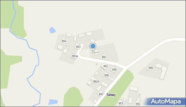 Przewrotne, Przewrotne, 861a, mapa Przewrotne
