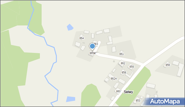 Przewrotne, Przewrotne, 863a, mapa Przewrotne
