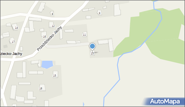 Przeździecko-Jachy, Przeździecko-Jachy, 13, mapa Przeździecko-Jachy