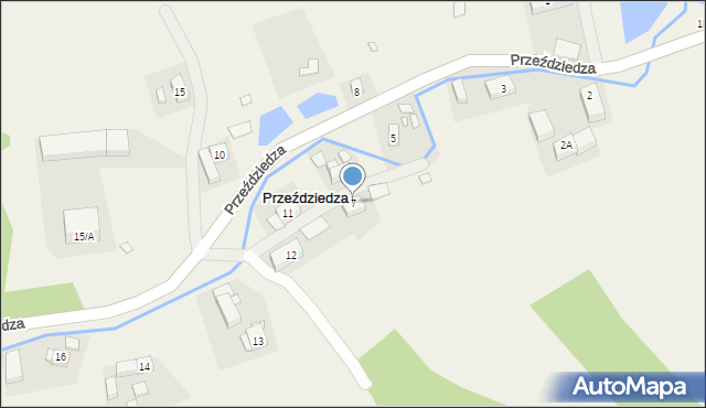 Przeździedza, Przeździedza, 7, mapa Przeździedza