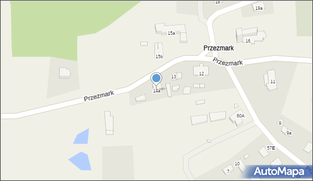 Przezmark, Przezmark, 14a, mapa Przezmark