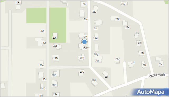 Przezmark, Przezmark, 15d, mapa Przezmark