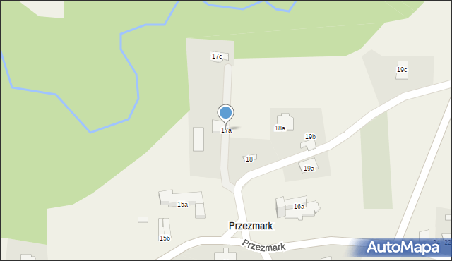 Przezmark, Przezmark, 17a, mapa Przezmark