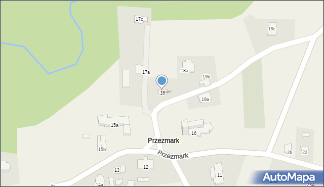 Przezmark, Przezmark, 18, mapa Przezmark