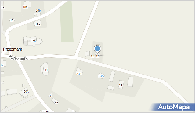 Przezmark, Przezmark, 22, mapa Przezmark