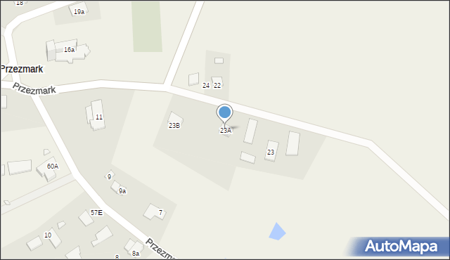 Przezmark, Przezmark, 23A, mapa Przezmark