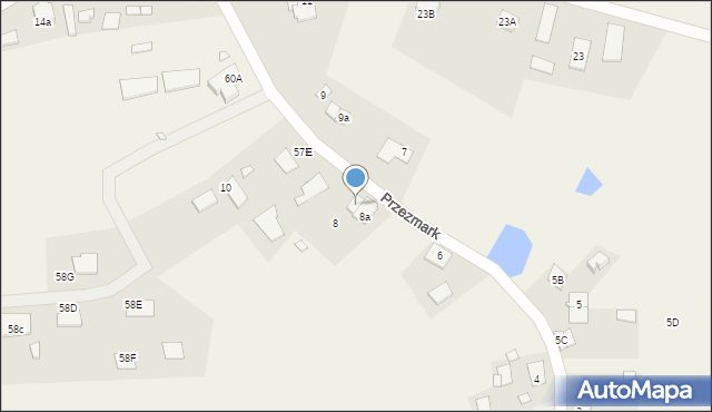 Przezmark, Przezmark, 8b, mapa Przezmark