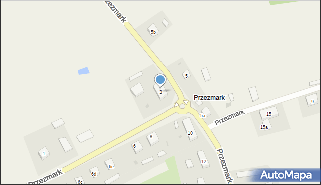 Przezmark, Przezmark, 3, mapa Przezmark