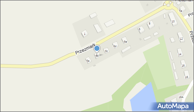 Przezmark, Przezmark, 6b, mapa Przezmark