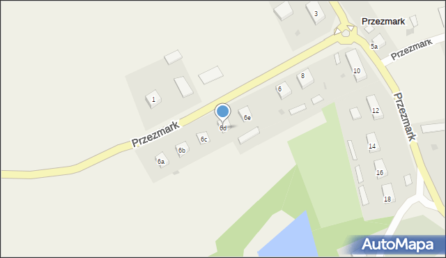 Przezmark, Przezmark, 6d, mapa Przezmark