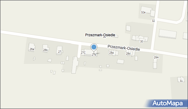 Przezmark-Osiedle, Przezmark-Osiedle, 27b, mapa Przezmark-Osiedle