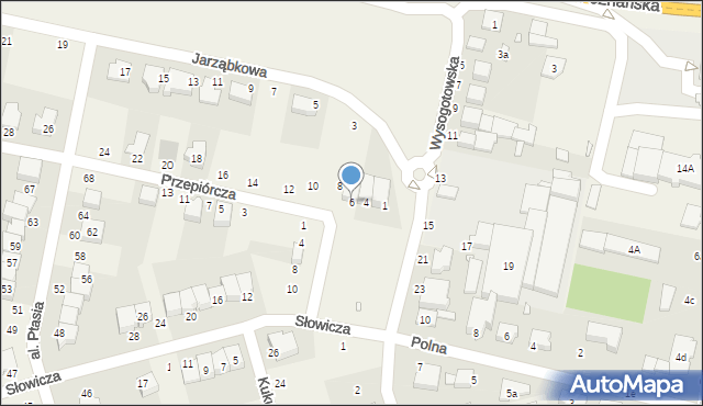 Przeźmierowo, Przepiórcza, 6, mapa Przeźmierowo