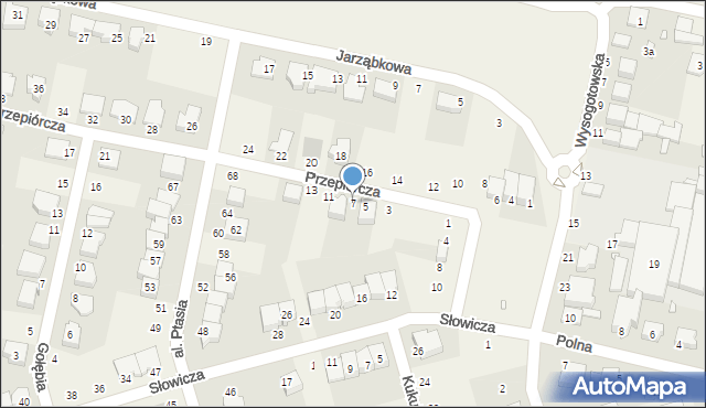 Przeźmierowo, Przepiórcza, 7, mapa Przeźmierowo