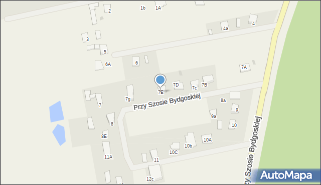 Przy Szosie Bydgoskiej, Przy Szosie Bydgoskiej, 7E, mapa Przy Szosie Bydgoskiej