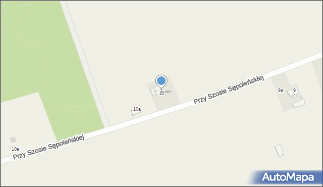 Przy Szosie Sępoleńskiej, Przy Szosie Sępoleńskiej, 10, mapa Przy Szosie Sępoleńskiej