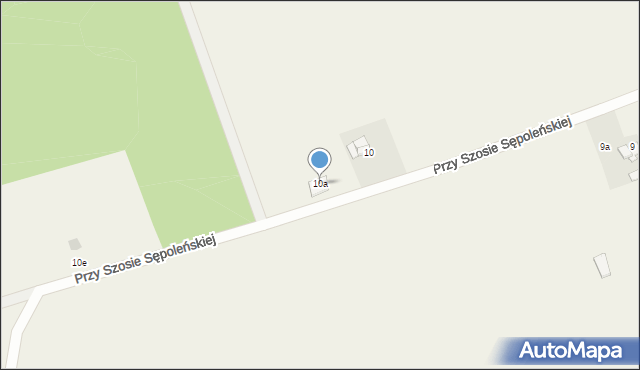 Przy Szosie Sępoleńskiej, Przy Szosie Sępoleńskiej, 10a, mapa Przy Szosie Sępoleńskiej