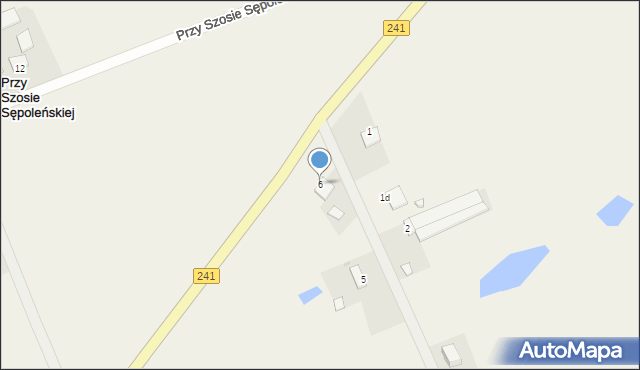 Przy Szosie Sępoleńskiej, Przy Szosie Sępoleńskiej, 6, mapa Przy Szosie Sępoleńskiej
