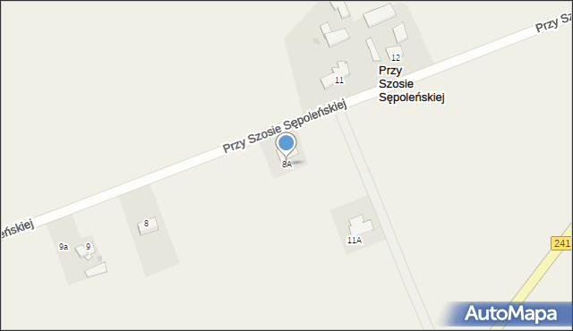Przy Szosie Sępoleńskiej, Przy Szosie Sępoleńskiej, 8A, mapa Przy Szosie Sępoleńskiej