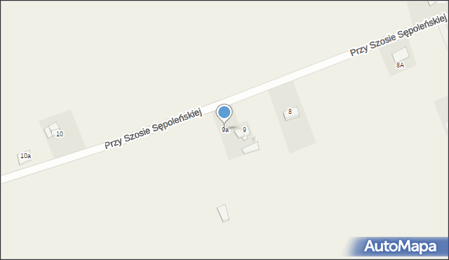 Przy Szosie Sępoleńskiej, Przy Szosie Sępoleńskiej, 9a, mapa Przy Szosie Sępoleńskiej