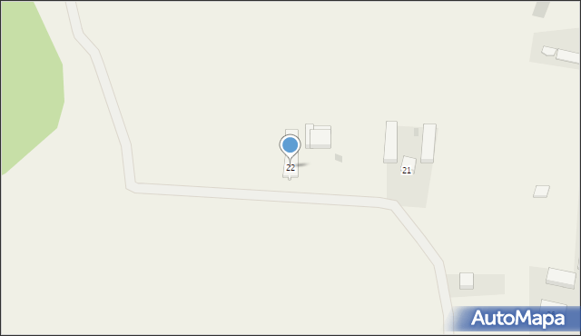 Przybiernówko, Przybiernówko, 22, mapa Przybiernówko