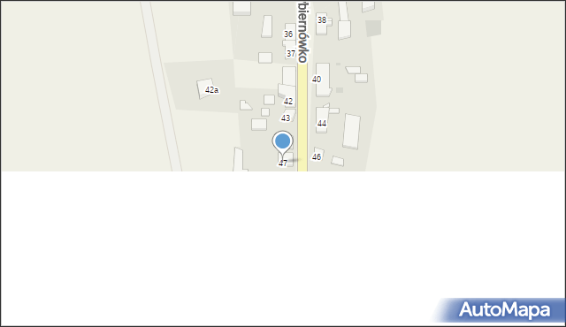 Przybiernówko, Przybiernówko, 47, mapa Przybiernówko