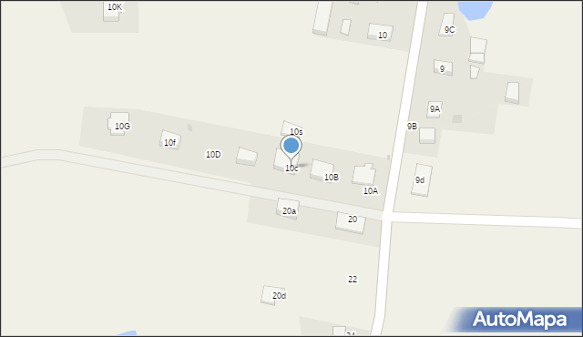 Przybkowo, Przybkowo, 10c, mapa Przybkowo