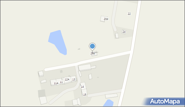 Przybkowo, Przybkowo, 26b, mapa Przybkowo