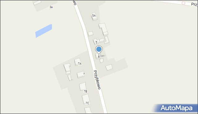 Przybkowo, Przybkowo, 6, mapa Przybkowo