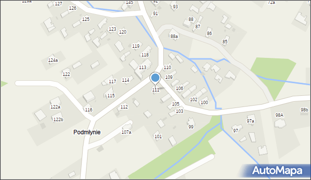 Przyborów, Przyborów, 111, mapa Przyborów