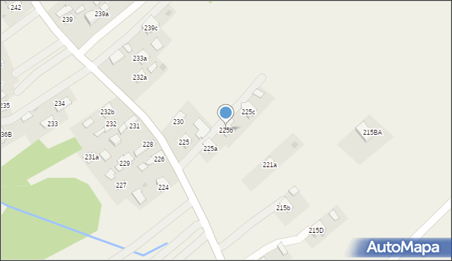 Przyborów, Przyborów, 225b, mapa Przyborów