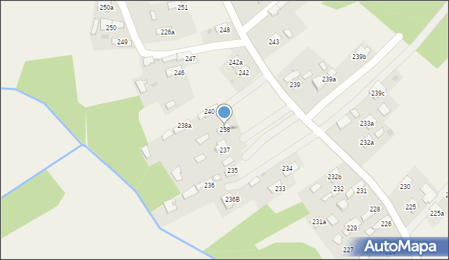 Przyborów, Przyborów, 238, mapa Przyborów