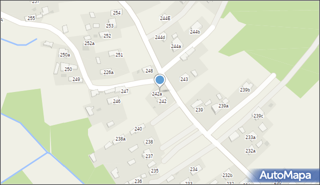 Przyborów, Przyborów, 245a, mapa Przyborów