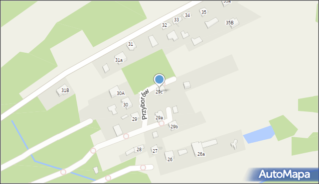 Przyborów, Przyborów, 29c, mapa Przyborów