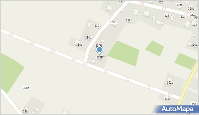 Przyborów, Przyborów, 328B, mapa Przyborów