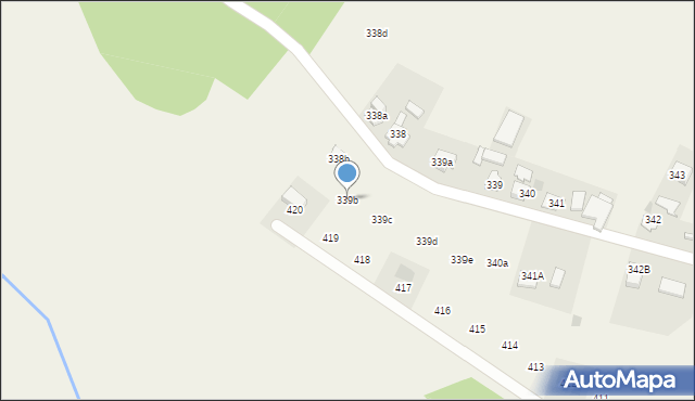 Przyborów, Przyborów, 339b, mapa Przyborów