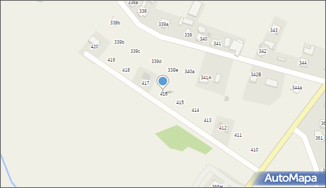 Przyborów, Przyborów, 416, mapa Przyborów